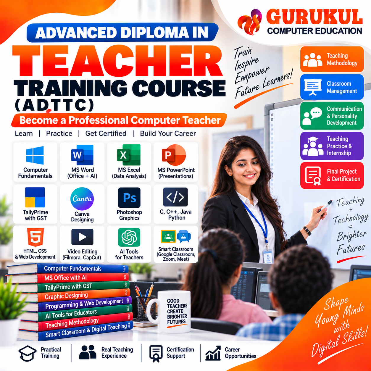 Advanced Diploma in Teacher Training Course in Nashik – Computer Teacher Training with AI and Digital Teaching Skills