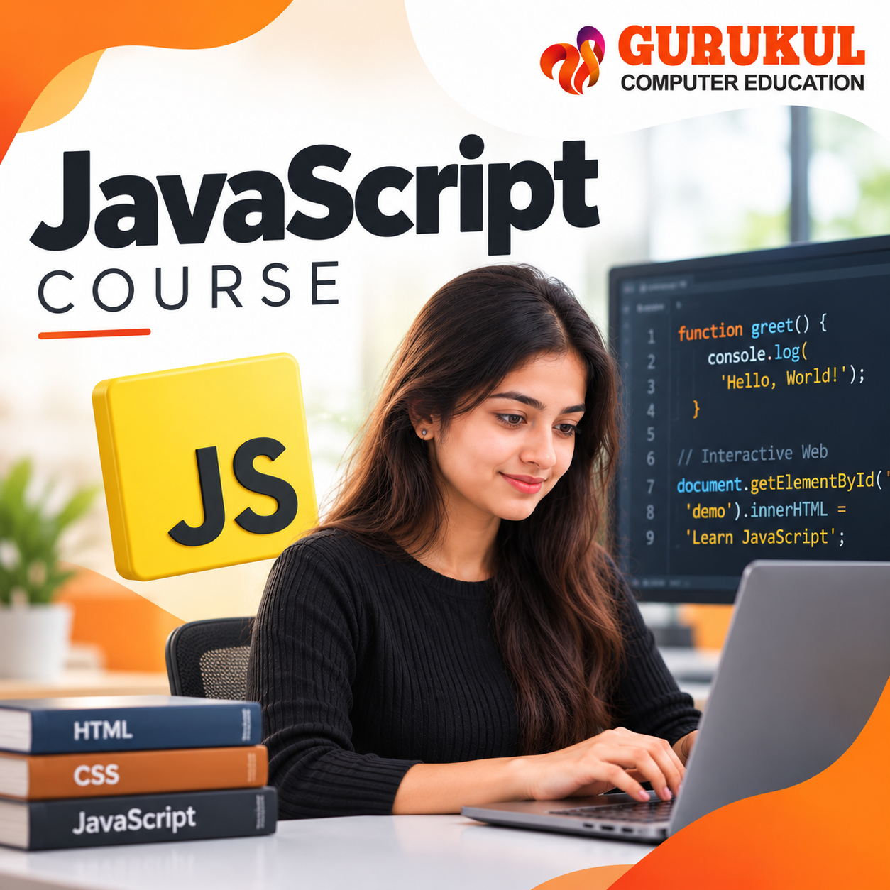 JavaScript Course in Nashik – Web Development Training at Gurukul Computer Education