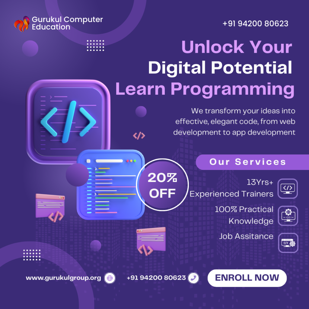 Programming Language - Gurukul Computer Education Nashikroad