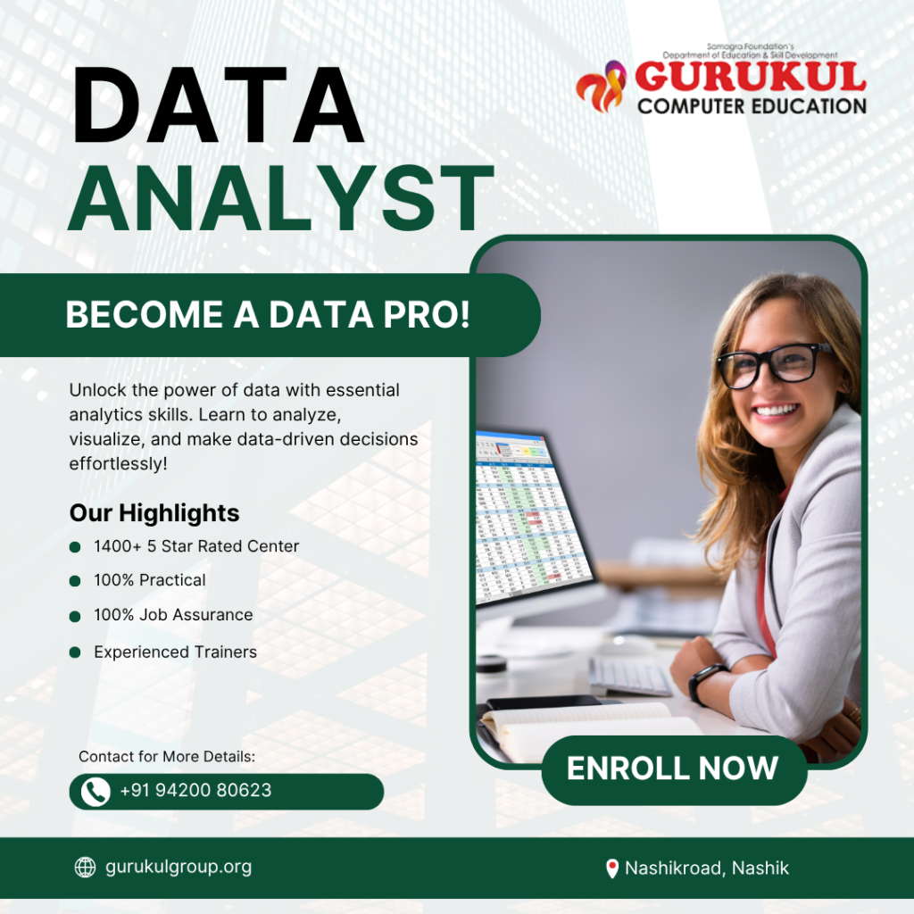 Data-Analyst-Learn-Basic-to-Advance-Computer-Course-Gurukul-Computer-Education-Nashikroad