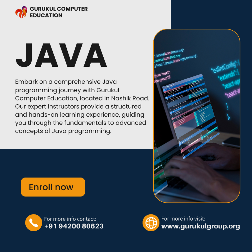 Java-Programming-Gurukul-Computer-Education-Nashik